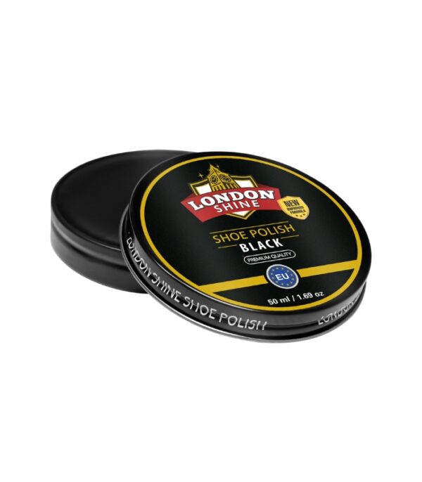 Premium Black Color Wax Shoe Polish – 50 ml / 1.40 oz.