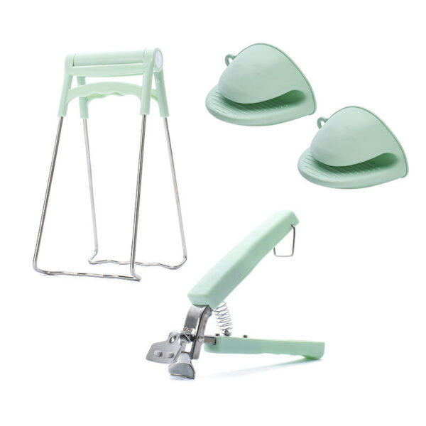 Kitchen Bowl Lifter Plate Clip with Anti-Slip Household Bowl Clip